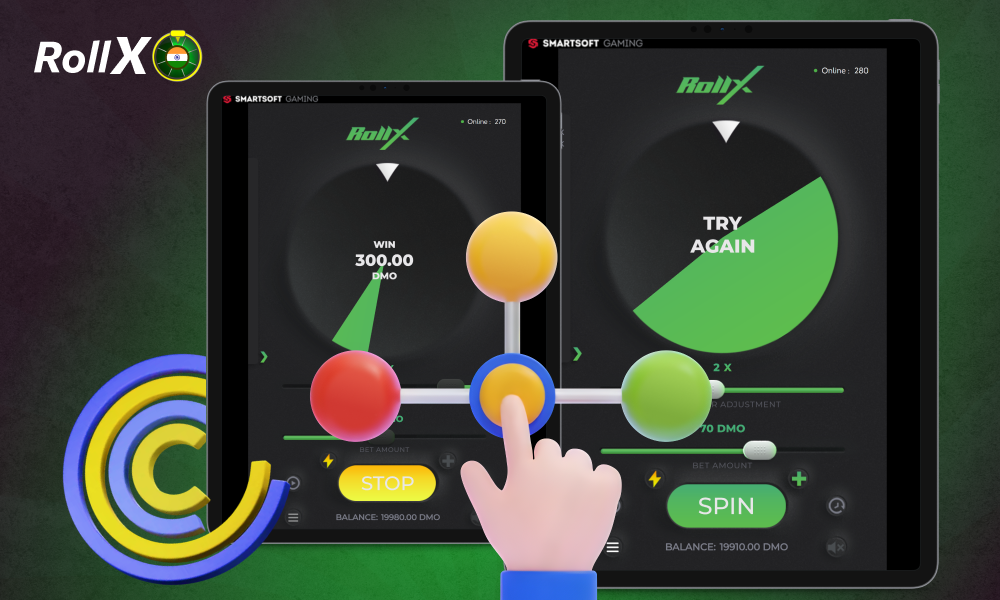 Roll X offers players from India a variety of betting options suitable for different playing strategies