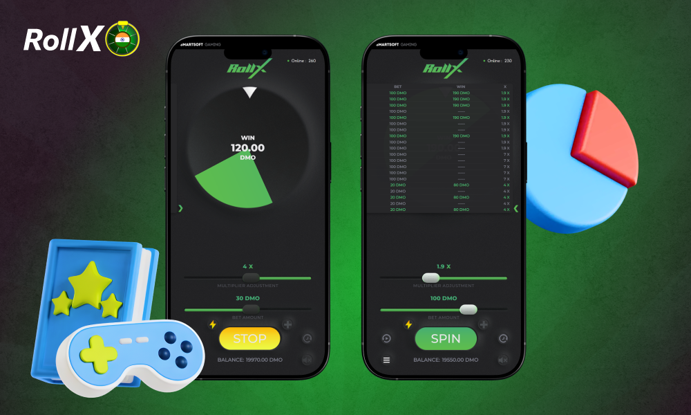 RollX is an online casino crash game with autoplay features available in an app for Android and iOS