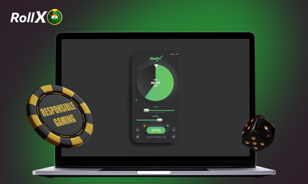 Roll X promotes responsible gaming and provides all the necessary tools for this purpose to users from India